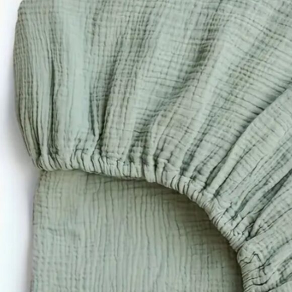 Muslin Fitted Crib Sheets - Picture 2 of 5